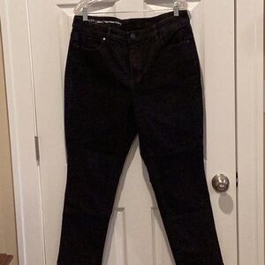 Talbots straight leg Black jeans 18WP